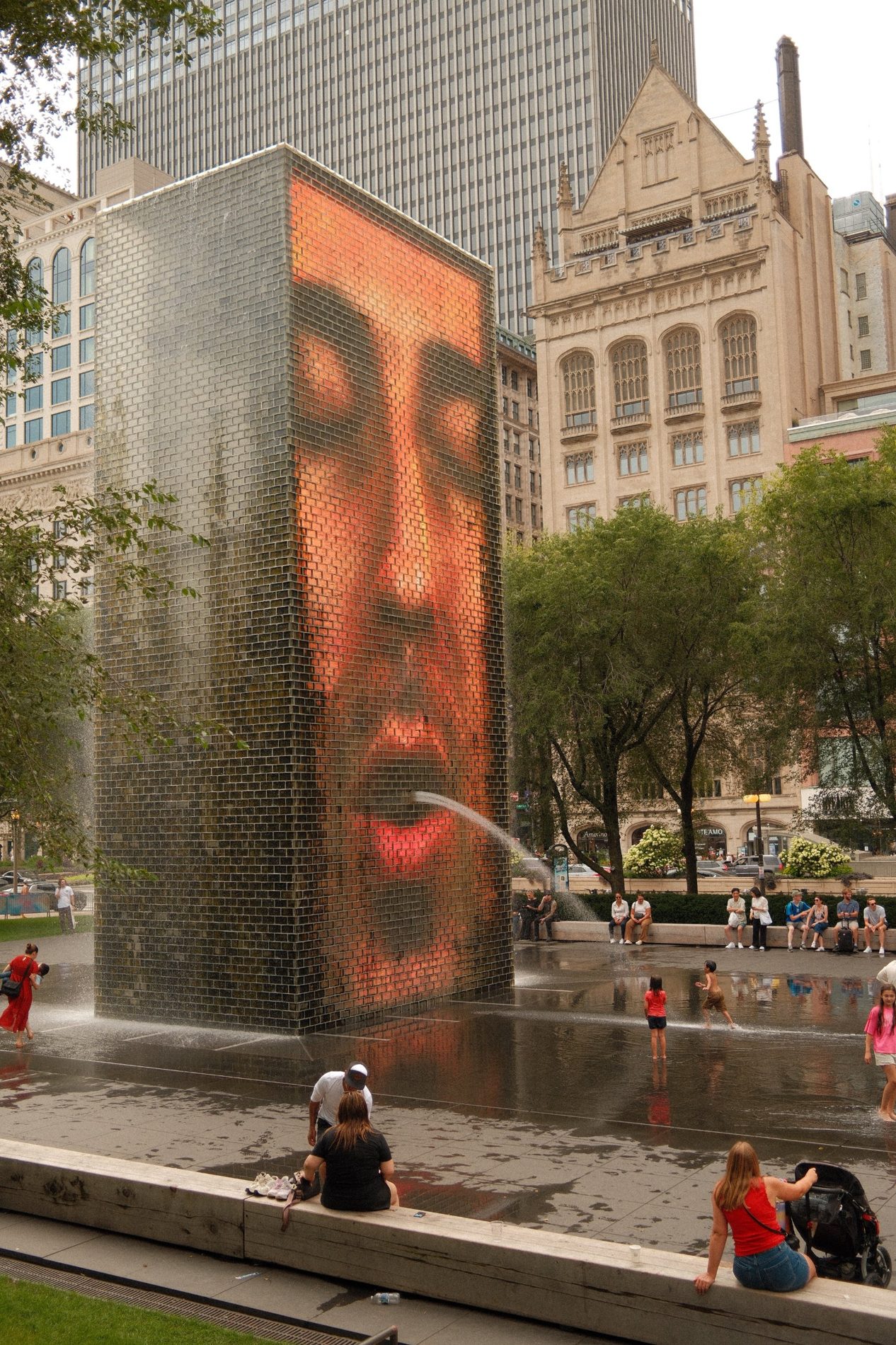 Crown Fountain, Millennium Park