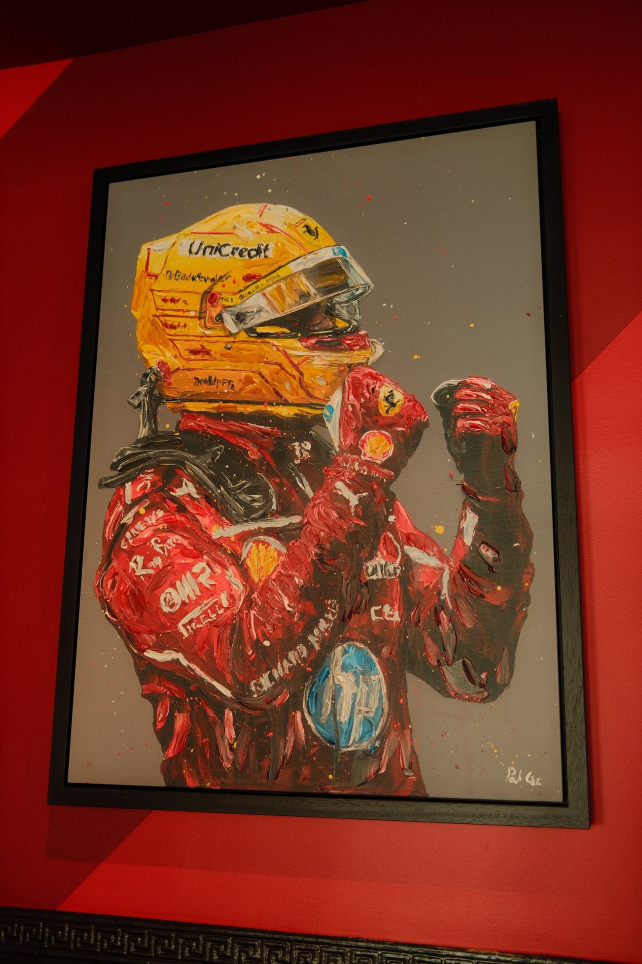 F1 painting at F1 Arcade