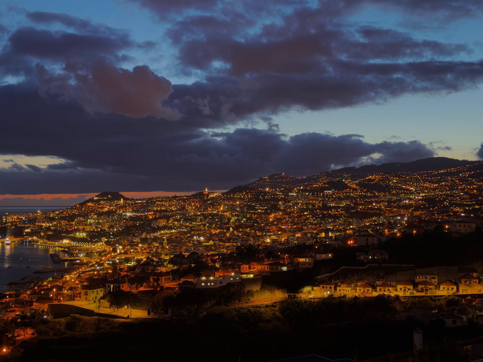 Funchal at night