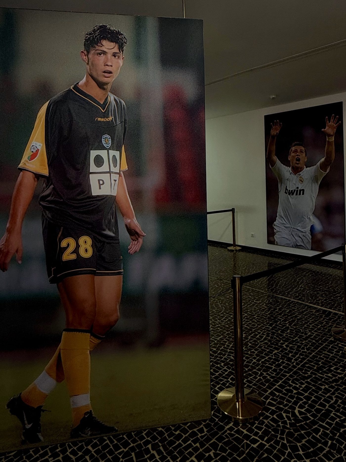 Cristiano Ronaldo display at the CR7 Museum