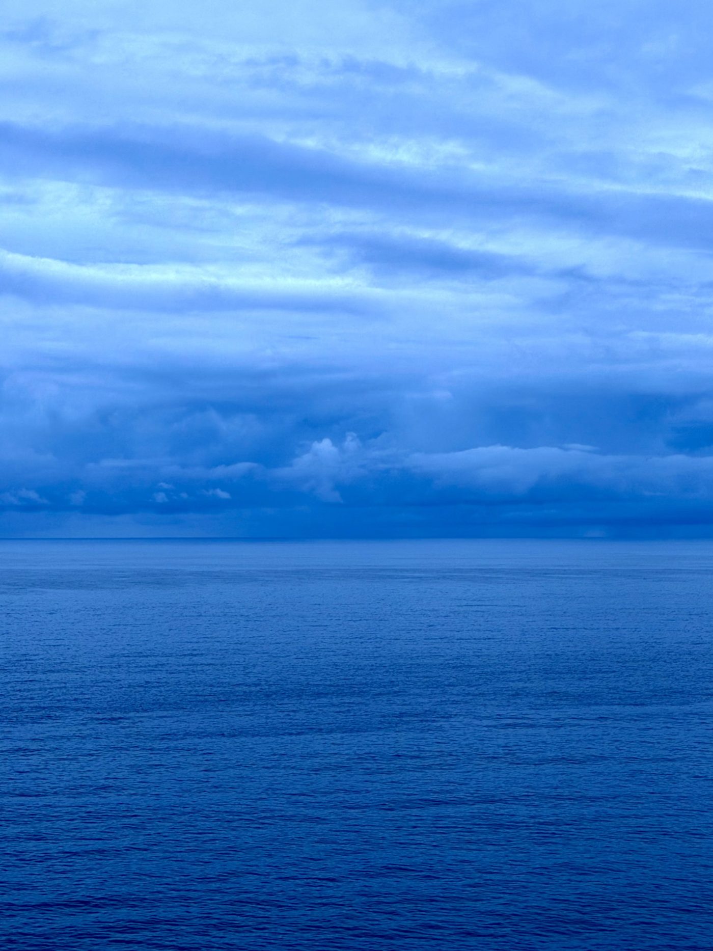 Atlantic Ocean at dusk from Madeira